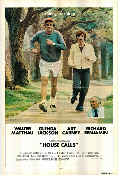 house calls 1978 one sheet poster folded