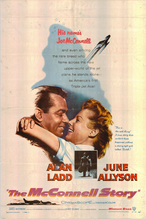 the mcconnell story 1955 one sheet poster folded