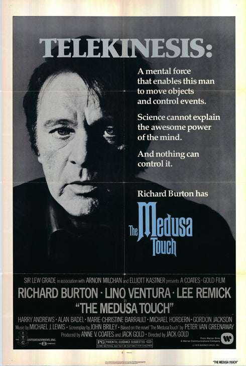 the medusa touch 1978 one sheet poster folded