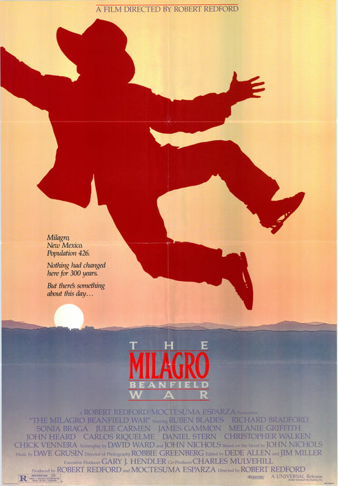 the milagro beanfield war 1988 one sheet poster folded