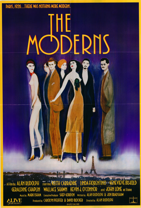 the moderns 1988 one sheet poster folded