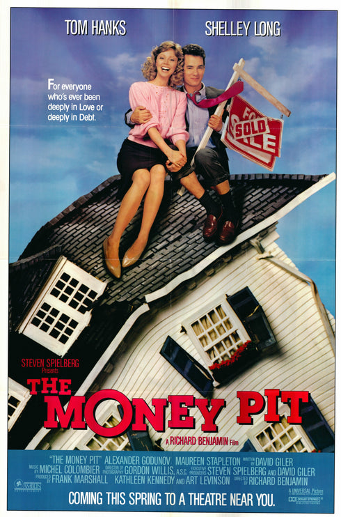 the money pit 1985 advance one sheet poster folded