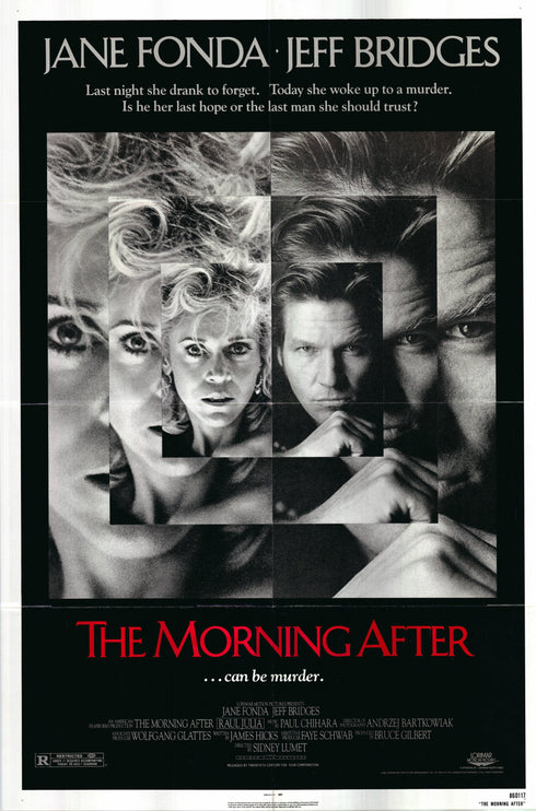 the morning after 1986 one sheet poster folded
