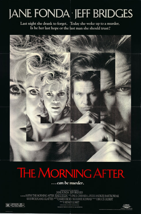 the morning after 1986 one sheet poster folded