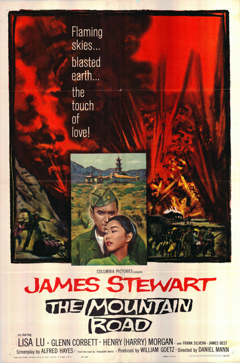 the mountain road 1960 one sheet poster folded