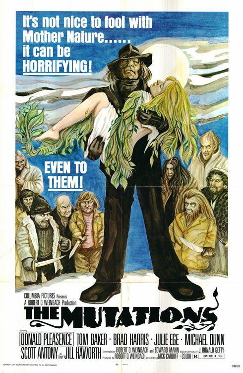 the mutations 1974 one sheet poster folded