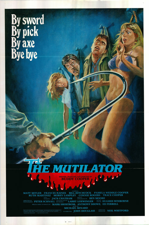 the mutilator 1984 one sheet poster folded