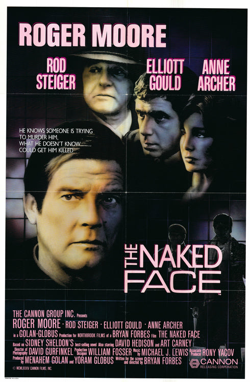 the naked face 1981 one sheet poster folded
