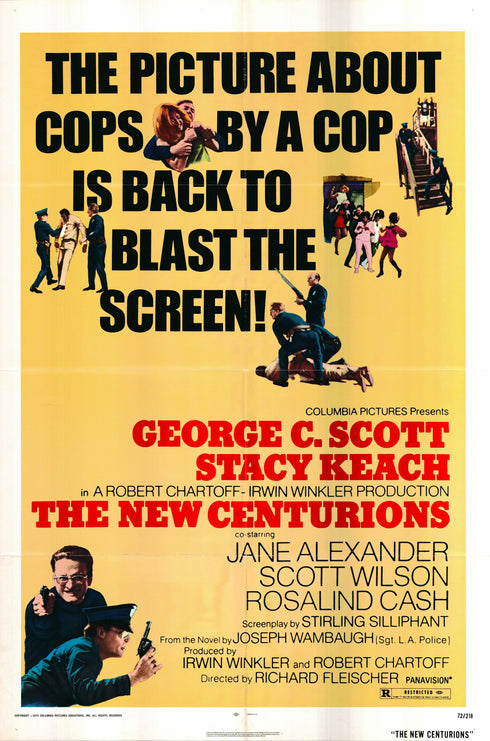 the new centurions 1972 one sheet poster folded