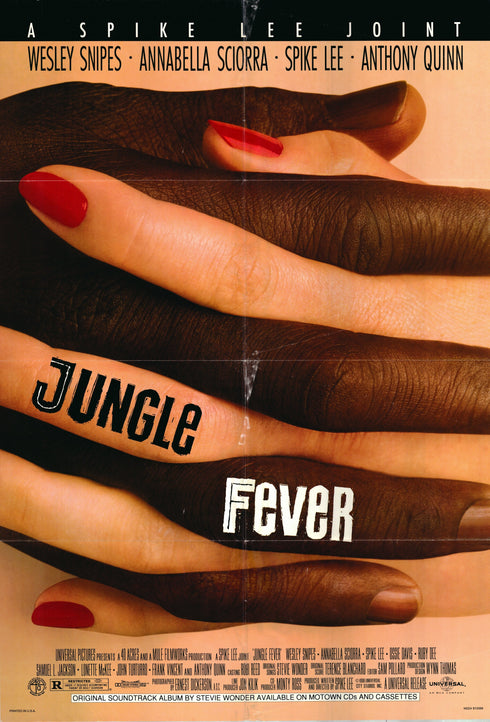 jungle fever 1991 one sheet poster folded