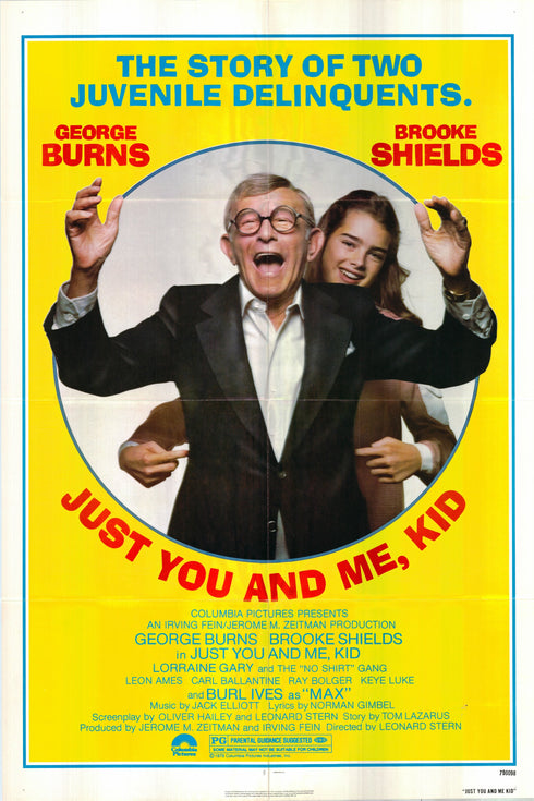 just you and me, kid 1979 one sheet poster folded