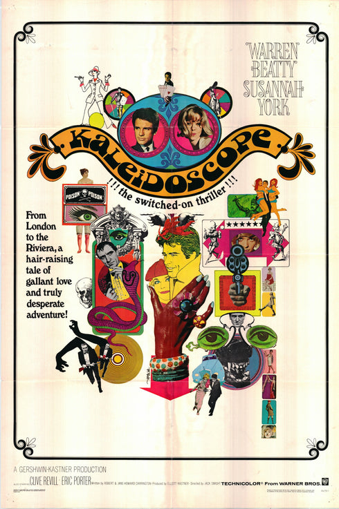 kaleidoscope 1966 one sheet poster folded