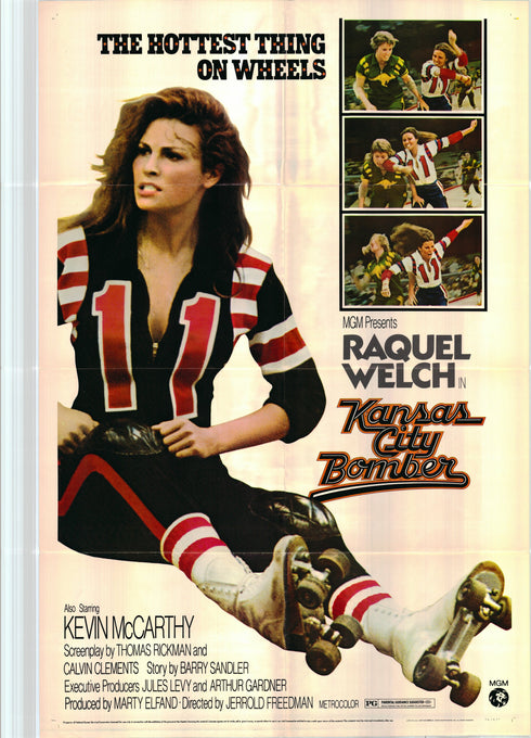 kansas city bomber 1972 one sheet poster folded