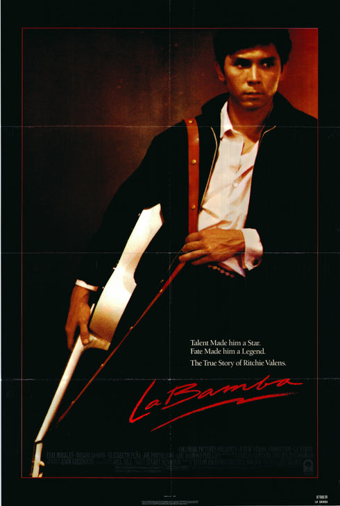 la bamba 1987 one sheet poster folded