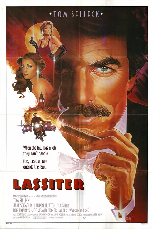 lassiter 1984 one sheet poster folded