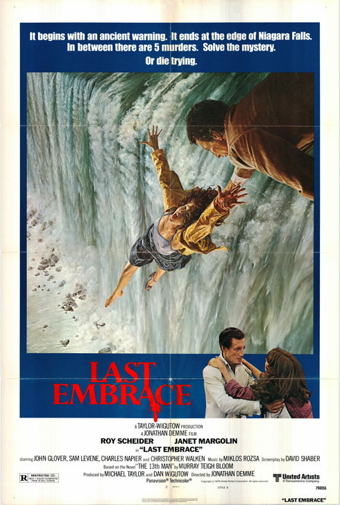 last embrace 1979 one sheet poster folded