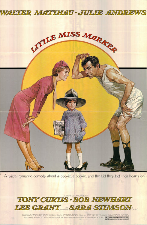 little miss marker 1980 one sheet poster folded