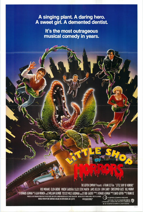 little shop of horrors 1986 international one sheet poster folded