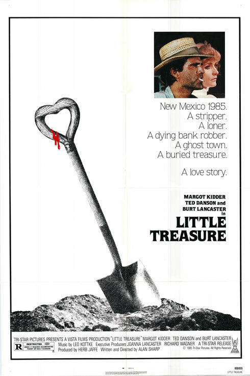 little treasure 1985 one sheet poster folded