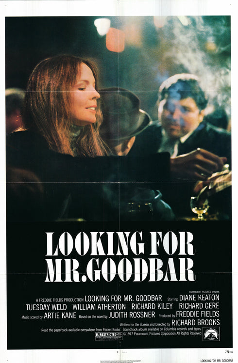 looking for mr. goodbar 1977 one sheet poster folded