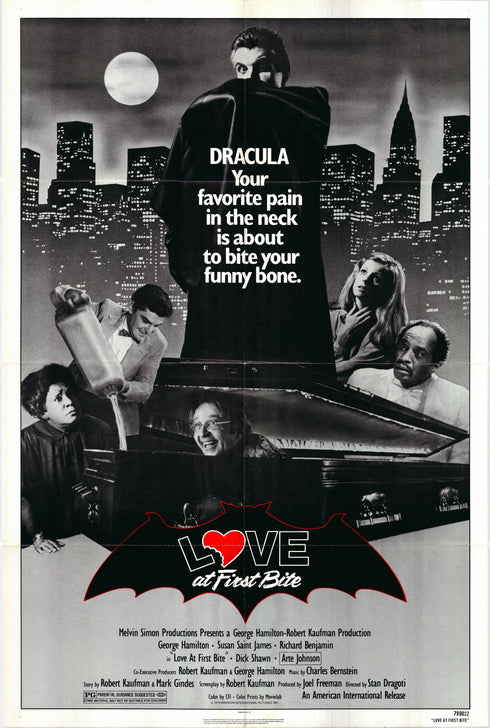 love at first bite 1979 one sheet poster folded