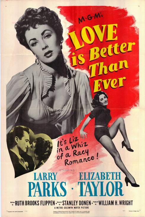 love is better than ever 1952 one sheet poster folded