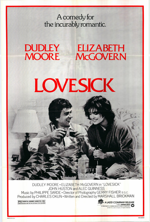 lovesick 1983 one sheet poster folded