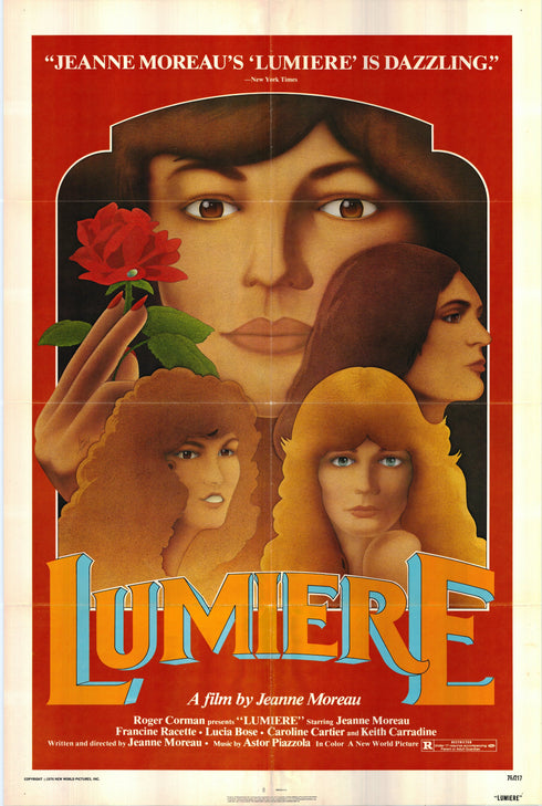 lumiere 1976 one sheet poster folded