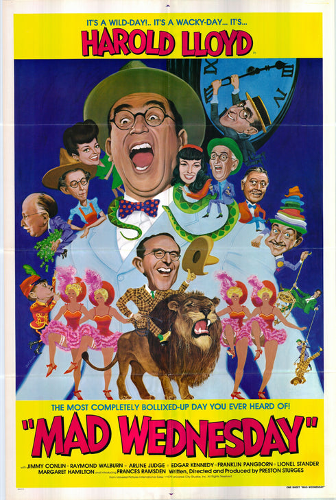 mad wednesday 1979R one sheet poster folded