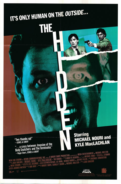the hidden 1987 one sheet poster folded