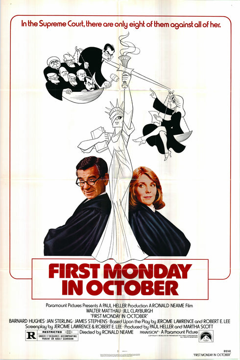 first monday in october 1981 one sheet poster folded