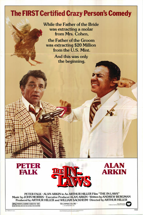 the in laws 1979 one sheet poster folded