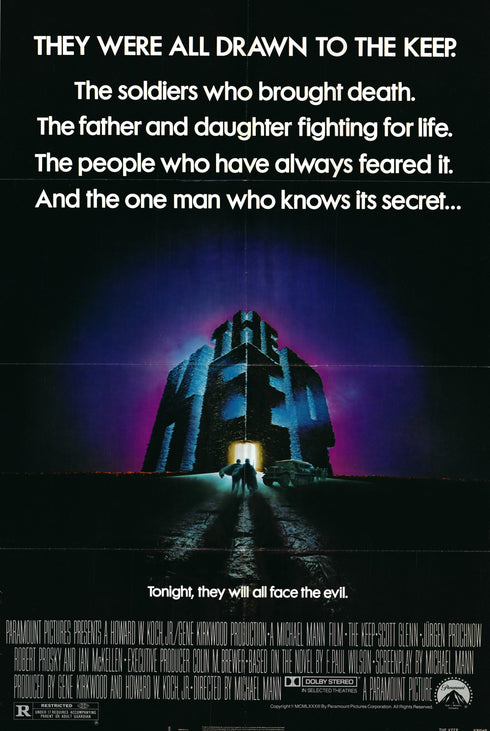 the keep 1983 one sheet poster folded