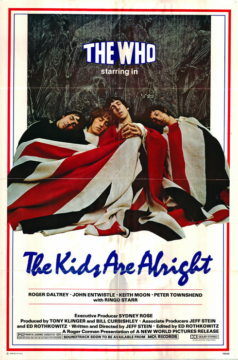 the kids are alright 1979 one sheet poster folded