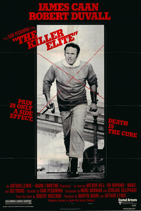 the killer elite 1975 one sheet poster folded
