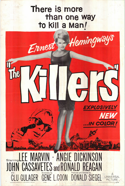 the killers 1964 one sheet poster folded