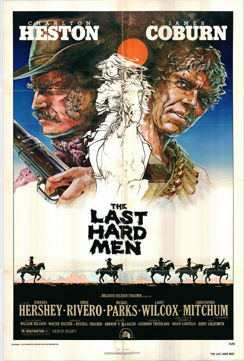 the last hard men 1976 one sheet poster folded
