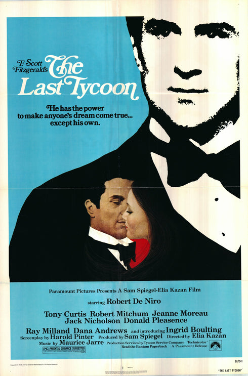 the last tycoon 1976 one sheet poster folded