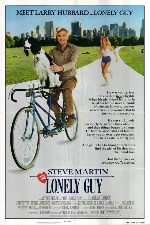 the lonely guy 1984 one sheet poster folded