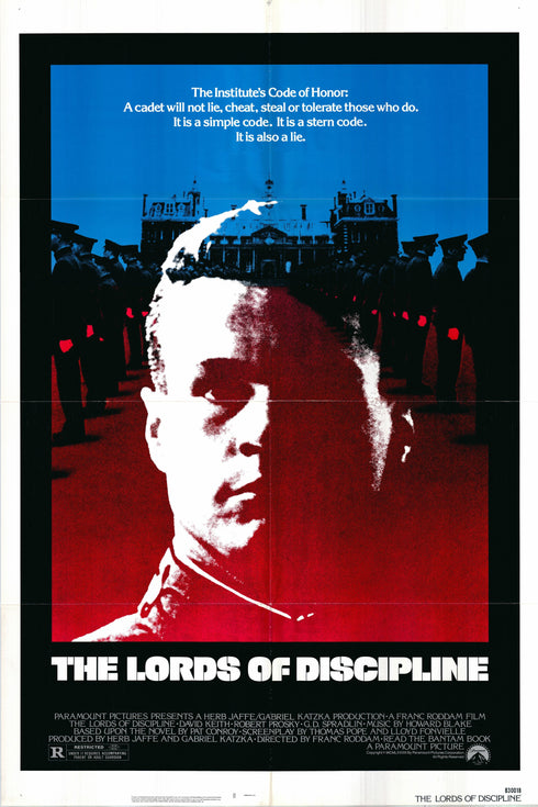 the lords of discipline 1983 one sheet poster folded