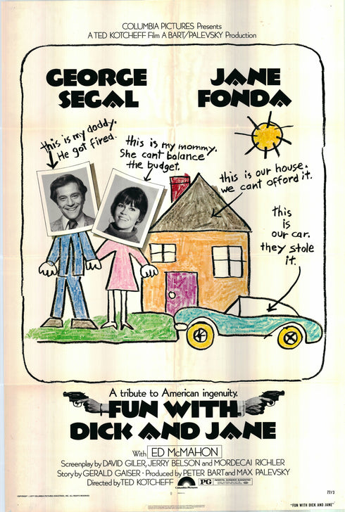 fun with dick and jane 1977 one sheet poster folded