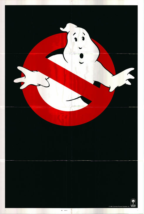 ghostbusters 1984 advance one sheet poster folded