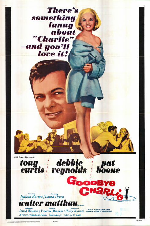 goodbye charlie 1964 one sheet poster folded
