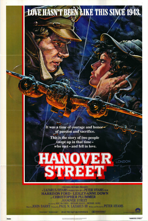 hanover street 1979 one sheet poster folded