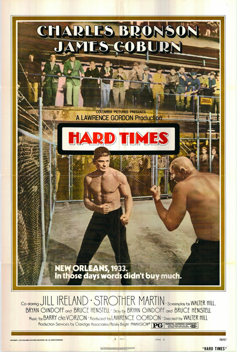 hard times 1975 style a one sheet poster folded