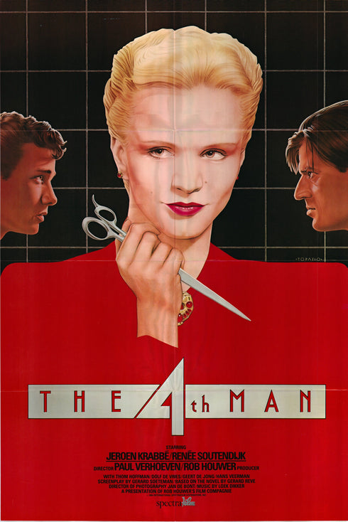 the 4th man 1984 one sheet poster folded