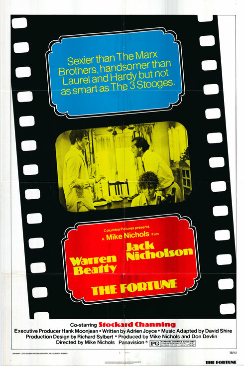 the fortune 1975 one sheet poster folded