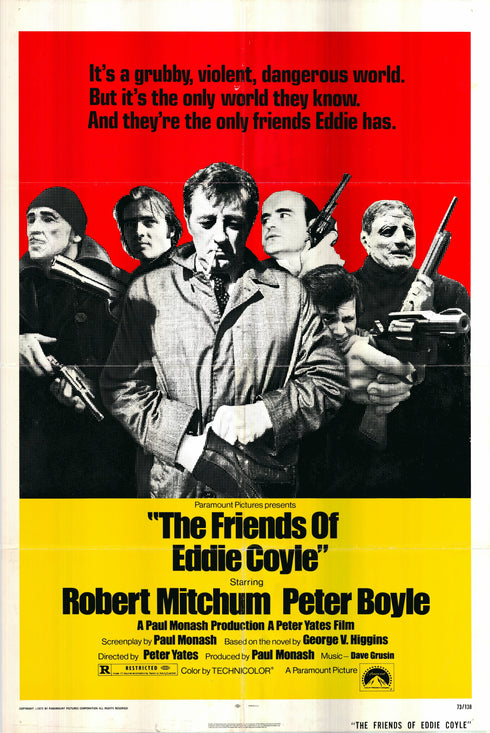 the friends of eddie coyle 1973 one sheet poster folded