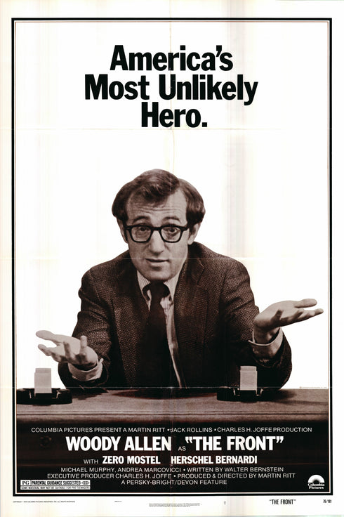 the front 1976 one sheet poster folded