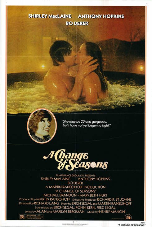 a change of seasons 1980 one sheet poster folded